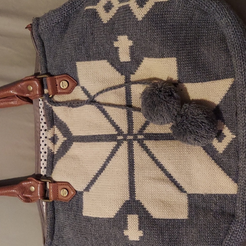 Madden Girl sweater hobo bag
